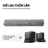 Giẻ lau cuộn lăn cho robot hút bụi eufy E25/E28/S1/S1 Pro - Phụ kiện chính hãng