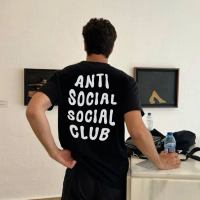 Kaos Unisex / Kaos ASSC / Kaos Anti Social Social Club / Kaos hitam