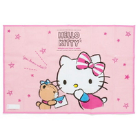 Hello Kitty 粉色 野餐墊 地墊 坐墊 桌墊 小熊 三麗鷗 KT 凱蒂貓 日貨 正版 授權 J00030118