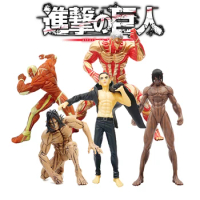 16cm Anime Attack on Titan Figures Beast Colossal The Founding Armored Titan Action Figure PVC Collection Eren Figure Model Toys