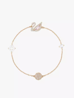 Swarovski Dazzling Swan Bracelet - Gold