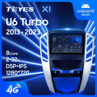 TEYES X1 For Luxgen U6 Turbo 2013 - 2023 Car Radio Multimedia Video Player Navigation GPS Android 10 No 2din 2 din dvd