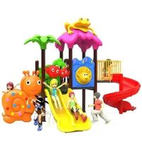 Outdoor Playground Perosotan Besar Taman Bermain Anak Playground Outdoor Mainan Anak Kokoh Colorfull