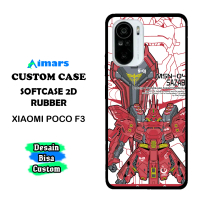 Custom Case Xiaomi Poco F3 Softcase 2D Rubber Premium