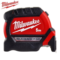 Milwaukee 美沃奇5m全公分磁性捲尺 超耐磨型 強化尺面附磁雙面捲尺48-22-0605