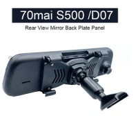 for 70mai S500 D07 Rear View Mirror Back Plate Panel + Interior Mirror Bracket for 70mai Midrive S500/D07