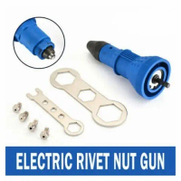 Limited Electric Nut Rivet Conversion Drill Kepala Bor Ripet Biru