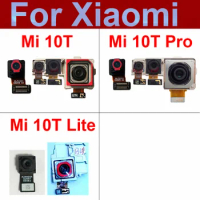 Front Rear Camera For Xiaomi Mi 10T/Mi 10T Pro/Mi 10T Lite 5G Back Main Small Front Facing Camera Module Flex Cable Repair Parts