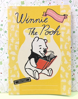 【震撼精品百貨】Winnie the Pooh 小熊維尼~B5筆記本*讀書*51544
