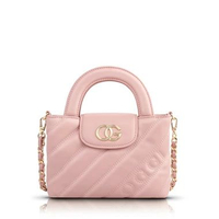 Gobelini X OGGI Pavia Quilt Satchel Bag Pink