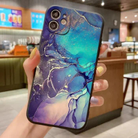 Marble Painting Case For Samsung Galaxy S21 S22 Plus S20 FE S10 S9 S8 S7 Edge S10E Note 20 Ultra 10 Lite Shockproof Cover Case