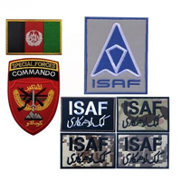 Afghanistan flag Patches USA SPECIAL FORCES COMMANDO Embroidery ISAF Emblem Military Badge Applique for Clothing Backpack