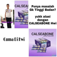 Calseabone peninggi badan