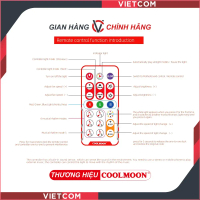 | HUB ARGB Bộ Hub / Remote Coolmoon PA1 Music Black (PWM + ARGB) - Hỗ trợ điều tốc và đồng bộ mainCò