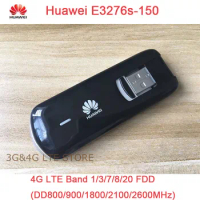Unlocked 150Mbps Huawei E3276 E3276s-150 4G LTE USB Modem 3G WCDMA USB Dongle Mobile Broadband Data Card PK E3372 E8278