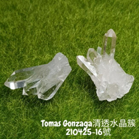 巴西Tomas Gonzaga清透水晶簇210425-16號(共2個一起飛) 白水晶簇 晶簇 靜心 🔯聖哲曼🔯