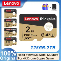 Lenovo 2TB 1TB Micro TF/SD Card Class 10 SD Card 256GB Memory Card 128GB 512GB TF Card Free For Shipping Cameras /tablet/Drone