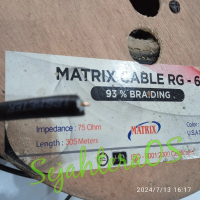 Kabel MATRIX Kabel Parabola Antena TV CCTV :  RG6U