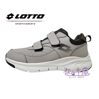 LOTTO樂得 男鞋 MIAMI邁阿密 黏貼 健走鞋 運動鞋 走路鞋 慢跑鞋 [LT2AMR6061] 卡其褐【巷子屋】
