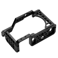 Camera Cage for Sony A6100 A6300 A6400 Accessory Vlog Case Handheld Bracket Cold Shoe Mic LED Light Mount Video Rig