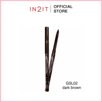 IN2IT Gel Stay Liner Pen - เจลไลน์เนอร์ [GSL02 - Dark Brown] จัดส่งจากกทม