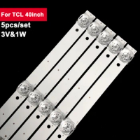 696mm 3V Backlight TV Led Strip For TCL 40inch JS-D-JP40EU-071EC 5Pcs/Set TV Backlight Strips E40EP-K1000-MCPCB 40LE6120 UA40EP1
