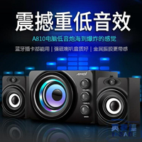 【八折】家用超重低音炮小音箱有線喇叭桌面USB有源外放揚聲器
