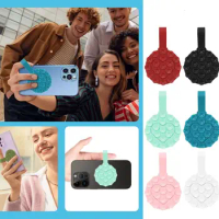 Portable Silicone Suction Cup Mobile Phones Stand Multifunction Double-Sided Anti-Slip Holder Mount Sucker Pad Cellphone Stand