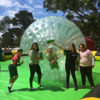 Free Shipping Rolling Ball 2.5M 0.8mm Inflatable Ball Human Hamster Ball Inflatable Body Zorb Ball