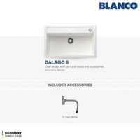Kitchen Sink Bak Cuci Piring Granit 1 Lubang BLANCO Silgranit DALAGO 8 - Pemasangan Topmount White