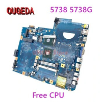OUGEDA JV50-MV M92 MB 48.4CG07.011 MBP5601013 MBP5601009 For Acer aspire 5738 5738G Laptop Motherboard GM45 DDR2 Free CPU tested