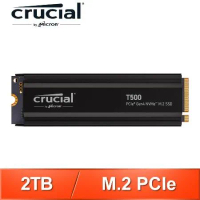 Micron 美光 Crucial T500 2TB M.2 PCIe 4.0 SSD固態硬碟(含散熱片)