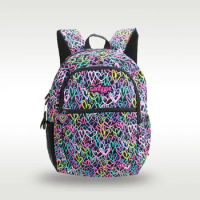 Australia smiggle original children's schoolbag girls backpack black love cool kawaii 16 inches 7-12 years old