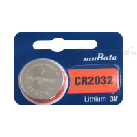 【muRata村田】CR2032 3V 鈕扣型 鋰電池-5顆入