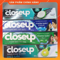 Kem đánh răng closeup dừa& than hoạt tính, tinh thể băng