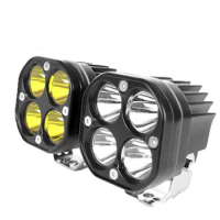 4Pcs/lot 3 Inch 40W LED Work Light 6000K White Spot Beam Lightings Square Lamp For Car Motocycle Off-Road Truck 12V 24V