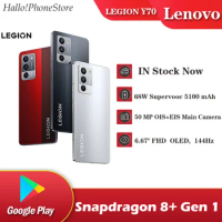 NEW Lenovo Legion Y70 5G Snapdraon 8+ Gen 1 6.67 OLED 7.99mm 144Hz Screen NFC 5100mAh Battery 50MP Main Camera Gaming Phones