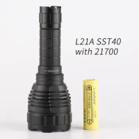 Convoy L21A with SST40 6A driver, 21700 flashlight, torch,with 21700 battery