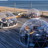 Waterproof UV Protection PVC geo dome Igloo dome house Geodesic Dome Tent igloos