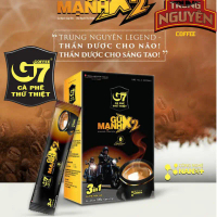 Cafe Sữa Hoà Tan G7 Trung Nguyên 3in1 Gu Mạnh X2 Hộp 12 gói 25gr