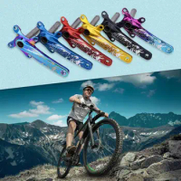 2Pcs Bolany Bicycle Crank Arm High Compatibility Vibrant Color Bike Accessories Fixed Gear Bike Connecting Rods for Bike