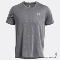 Under Armour UA 短袖上衣 男裝 排汗 反光 歐規 灰 1382586-024