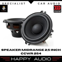 Midrange Speaker Component 2.5 Inch Morel CCWR 254 4 Ohm 40 Watt RMS Original