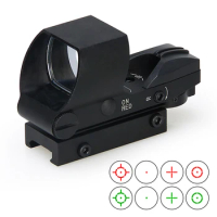 PPT 4 Reticle Red Dot Scope Reddot Sights Magnification 1x for Hunting and Outdoor Use gs2-0101