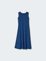 UNIQLO AIRism Gaun WANITA Ultra Stretch Tanpa Lengan Sleeveless Dress BLUE S