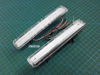 Toyota PASSO Racy / Daihatsu Boon Rear Bumper LED Reflector (Albino)