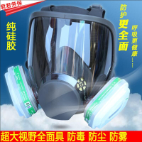 防毒面具防塵汽車噴漆專用6800氨氣化工消防全面罩甲醛軍防毒面罩