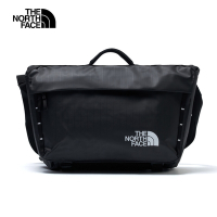【The North Face 官方旗艦】北面男女款黑色耐磨翻蓋設計休閒單肩包｜81DP53R 斜背包