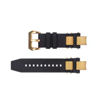 for Invicta Subaqua Noma III Watch Bands Replacement Strap with Bukcle and Silver Metal Inserts -Silicone Invicta Watch Strap