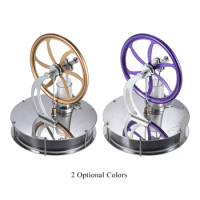 Aibecy Low Temperature Stirling Engine Motor Model Heat Steam Education DIY Model Toy Gift For Kids Craft Ornament Discovery Toy